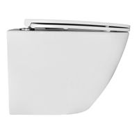 Унитаз подвесной Azario Eclat 520x365x365, безободковый, система слива "Скрытое Торнадо", с быстросъемным сидением микролифт арт-AZ-2381-A — фото 12, Подвесные унитазы