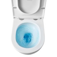 GLAZER WHITE Унитаз подвесной безободковый с сиденьем микролифт, LM, 9614003 — фото 7, Подвесные унитазы