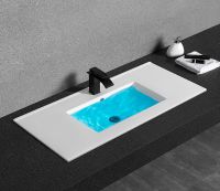 Товар: Умывальник CeramaLux YJ803-80 - фото 5 Умывальник CeramaLux YJ803-80 — фото 5, Раковины встраиваемые сверху