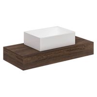 Раковина Scarabeo SKINNY накладная без перелива без отверстий цвет белый арт-5413 — фото 1, Раковины накладные