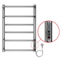 Товар: Полотенцесушитель электрический AZARIO MILAN 400/600 6 секций, диммер справа, хром арт-AZ90846 - фото 3 Полотенцесушитель электрический AZARIO MILAN 400/600 6 секций, диммер справа, хром арт-AZ90846 — фото 3, Электрические полотенцесушители