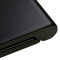 MONACO Крышка/сиденье унитаза Standart, с системой Microlift, цвет черный матовый/хром 32075 — фото 3, Сиденья для унитаза