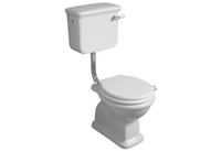 Бачок SIMAS LANTE Настенный на средней трубе с фронтальной ручкой смыва цвет белый LA28B — фото 2, Комплектующие для туалета