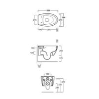 Товар: Унитаз SIMAS LFT Spazio подвесной Безободковый цвет белый LFT18/F85 - фото 2 Унитаз SIMAS LFT Spazio подвесной Безободковый цвет белый LFT18/F85 — фото 2, Подвесные унитазы