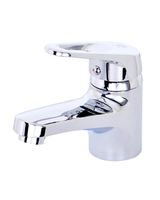 OneLife смеситель для раковины однорычажный полимерный, хром арт-P11-021cr — фото 4, Смесители для раковины