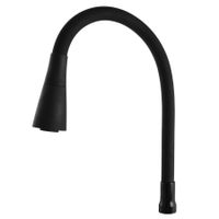 SR0013CMAT Излив гибкий G3/4" с душевой лейкой, ЧЕРНЫЙ — фото 1, Изливы