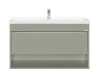 Товар: Тумба-умывальник ХОУП 100, 1 ящ., подвесная, хаки (под раковину МИРАНДА 100) 1A287401HP9D0 - фото 2 Тумба-умывальник ХОУП 100, 1 ящ., подвесная, хаки (под раковину МИРАНДА 100) 1A287401HP9D0 — фото 2, Тумбы под раковину