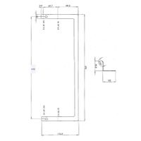 Полотенцедержатель Artceram Blend для раковины цвет хром арт-BLA001 — фото 2, Полотенцедержатели