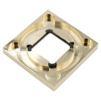 RICAMBI QUADRATO Кронштейн для верхнего душа, 22x22х400 mm., 1/2"x1/2", золото 32568 — фото 9, Кронштейны для верхнего душа