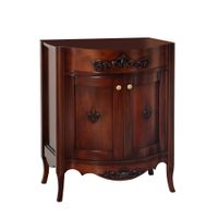 BELLA База 64xH81x48 см. д/раковины 73 см, 2 двери с лилией филенчатые, цвет: NOCE 25912 — фото 1, Тумбы под раковину