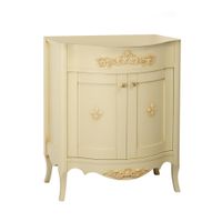 BELLA База 64xH81x48 см. д/раковины 73 см, 2 двери с лилией филенчатые, цвет: DECAPE SABBIA арт-25911 — фото 1, Тумбы под раковину