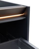 Тумба под раковину Allen Brau Activity 100 1.34014.AM антрацит матовый/олива браш — фото 2, Тумбы под раковину