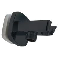 MD0615CMAT Излив-держатель душевой лейки с отводом, металл, ЧЕРНЫЙ МАТОВЫЙ — фото 1, Душевые лейки, шланги, держатели