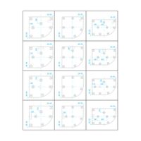 Душевой поддон асимметричный RGW ST/AL-W Белый (Комплект) 900x1200 16154129-01LK — фото 3, Душевые поддоны