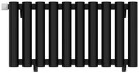 Отопительный радиатор Сунержа Кумир-0 EU50 левый 300х680 10 секций Матовый чёрный арт-31-0350-3010 — фото 6, Радиаторы отопления