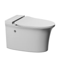 Унитаз ABBER Bequem подвесной белый с импульсным смывом арт-AC1124P — фото 1, Подвесные унитазы