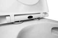 Унитаз-моноблок Azario Scala 360х690х790 безободковый, слив "Торнадо", с быстросъемным сиденьем микролифт арт-AZ-8101 — фото 8, Напольные унитазы