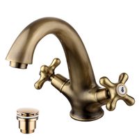 Товар: Vintage Смеситель для раковины, монолит.излив 138мм дон.клап.Click/Clack, р/ДВ, бронза, LM, LM2806B - фото 1 Vintage Смеситель для раковины, монолит.излив 138мм дон.клап.Click/Clack, р/ДВ, бронза, LM, LM2806B — фото 1, Смесители для раковины