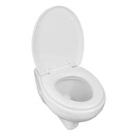 Унитаз подвесной Azario STELLA 370х400х550 ободковый, с быстросъемным сидением микролифт, белый арт-AZ-VT005+AZ-VT005sc — фото 2, Подвесные унитазы