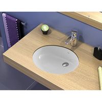 Раковина врезная под столешницу 52 см (антибактериальное покрытие) 501 — фото 2, Раковины встраиваемые снизу