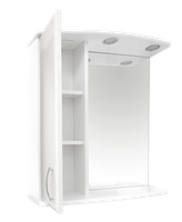 Зеркальный шкаф арт-Э-Аст04060-01СвЛ — фото 2, Зеркальные шкафы в ванную