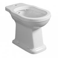 Биде SIMAS LONDRA Напольное приставное с одним отверстием цвет белый LO923 — фото 1, Биде напольные