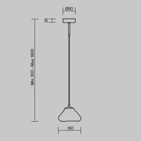 Подвесной светильник Freya FR5488PL-01CH — фото 9, Подвесные светильники