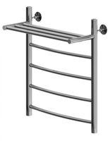 Полотенцесушитель водяной Aquanet Romeo с полкой 600x500, с полкой, хром арт-00266728 — фото 1, Водяные полотенцесушители