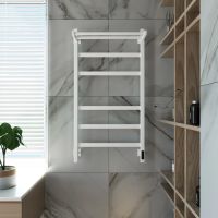 Полотенцесушитель электрический Grota Tela 530х1000 белый Tela 530х1000 RAL9016 EL — фото 3, Электрические полотенцесушители