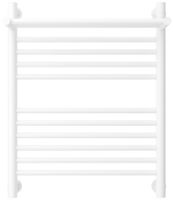 Полотенцесушитель водяной Сунержа Богема с полкой+ 600х500 Матовый белый арт-30-0223-6050 — фото 1, Водяные полотенцесушители