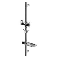 Душевая стойка 685 мм с овальной мыльницей, хром. LEMARK LM8062C — фото 1, Душевые стойки