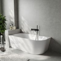 Акриловая ванна ABBER AB9502-1.4 L белая — фото 2, Акриловые ванны