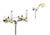 Смеситель для душа Fiore COLONIALE , хром/золото арт-02CO0602 — фото 1, Смеситель для душа