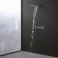 Душевая система встроенная с термостатом Timo Saona SX-2350/00SM хром — фото 3, Встраиваемые душевые комплекты