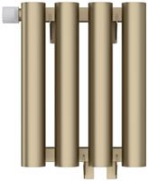 Отопительный радиатор Сунержа Кумир-0 EU50 левый 300х260 4 секции Золотой шёлк арт-32-0350-3004 — фото 6, Радиаторы отопления