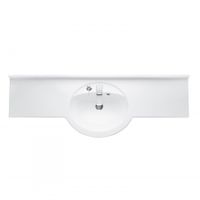 Раковина ОТЕЛЬ 5/1500 с навесами и диспенсором арт-1A70133NOT010 — фото 2, Раковины подвесные