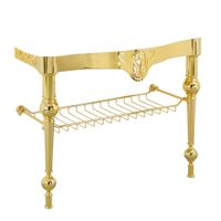 BELLA Консоль напольная 100 см. с решеткой, золото 20717 — фото 1, Консоли для раковины