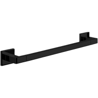 Полотенцедержатель COLOMBO DESIGN BASICQ B3710.NM широкий цвет черный матовый — фото 3, Полотенцедержатели