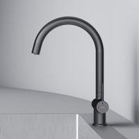 F8F07722 Func, смеситель для кухни с C-изливом с каналом для питьевой воды, черный — фото 6, Смесители для кухни