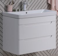 Тумба под раковину Aquanet София 80 белый глянец (2 ящика) арт-00274002 — фото 9, Тумбы под раковину