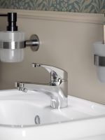 OneLife смеситель для раковины однорычажный полимерный, хром арт-P01-021cr — фото 12, Смесители для раковины