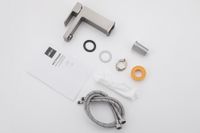 Смеситель ABBER Daheim AF8210SP для раковины, сатин — фото 3, Смесители для раковины