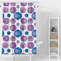 Штора для ванной комнаты Splenka S381.1802, фиолетовый/синий — фото 1, Шторы для ванной