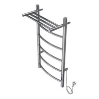 Полотенцесушитель электрический AZARIO VERONA 400/800 5 секций, с полкой, диммер справа, хром арт-AZ04848P — фото 1, Электрические полотенцесушители