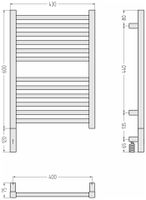 Товар: Полотенцесушитель электрический Сунержа Модус 3.1 600х400 МЭМ левый Матовое золото 032-5900-6040 - фото 3 Полотенцесушитель электрический Сунержа Модус 3.1 600х400 МЭМ левый Матовое золото 032-5900-6040 — фото 3, Электрические полотенцесушители