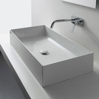 Раковина Scarabeo TEOREMA 2.0 накладная без перелива без отверстий цвет белый арт-5102 — фото 2, Раковины накладные