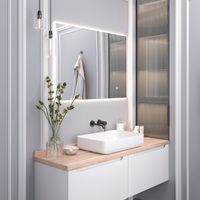 Зеркало с LED-подсветкой SIRIUS (70*100) /AQUA DE MARCO SIR70/100 — фото 8, Зеркала в ванную комнату