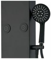 Душевая панель Galaxy Black с гидромассажем и изливом AP40-05 — фото 3, Душевые панели