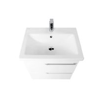 Тумба под раковину VIANT КУБА 60 подвесная белый арт-VKUB60CO-T2YP — фото 4, Тумбы под раковину