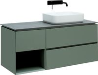 Товар: Тумба под раковину Allen Brau Infinity 120 1.21007.CGM R олива матовый - фото 2 Тумба под раковину Allen Brau Infinity 120 1.21007.CGM R олива матовый — фото 2, Тумбы под раковину